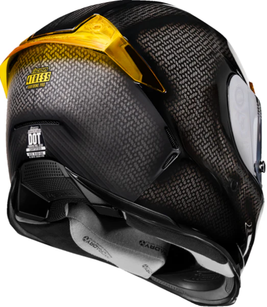 Airframe Pro™ Carbon Yellow 4Tress Helmet - Image 2