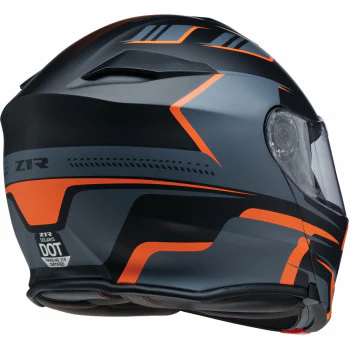 Solaris 2.0 Orange/Gray Slater Helmet - Image 3