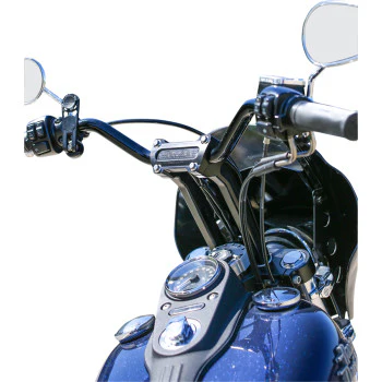 THRASHIN SUPPLY CO. Handlebar Risers - Pull Back - 9-1/2" - Black - Image 2