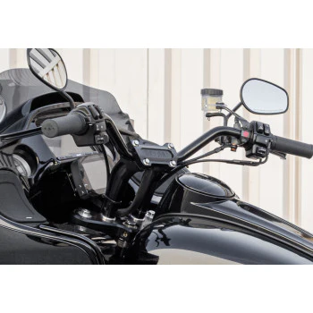 THRASHIN SUPPLY CO. Handlebar Risers - Pull Back - 6-1/2" - Black - Image 2